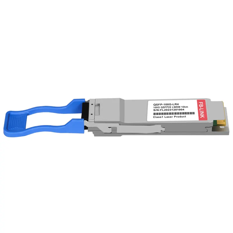 Módulo transceptor óptico 100G-QSFP-LR4 10KM 1310nm Compatível com Cisco Arista 100Gbps QSFP28 LR4