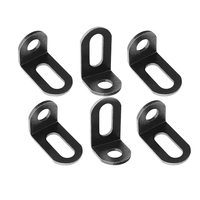 Supports en L fendus personnalisés Joint métallique réglable Support d'angle à angle droit Support en forme de L pour la fixation de meubles en bois