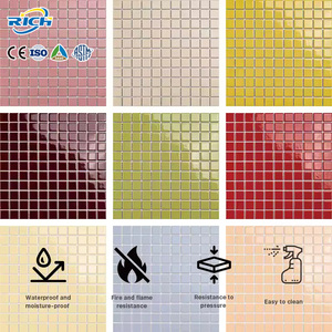 Mosaico Cerámico Moderno de Alta Calidad en Varios Colores de 6MM para Piscinas y Revestimiento de Paredes Interiores - Product Image 1