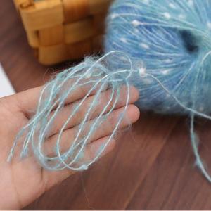 Fil à tricoter en mohair arc-en-ciel dégradé, fil à points <span class=keywords><strong>de</strong></span> couleur, fil à tricoter à la <span class=keywords><strong>main</strong></span>, écharpe, pull, chapeau, fabrication artisanale, modèle 68229, fabriqué en Chine - Product Image 4