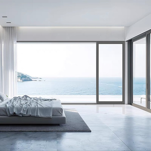 Fenêtres et portes coulissantes en aluminium à double vitrage creux, design moderne, insonorisées, fabriquées en Chine pour les maisons - Product Image 6