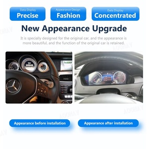 แผงหน้าปัดดิจิตอล LCD รถยนต์12.3นิ้วสำหรับ Mercedes Benz C W204 2012-2014 - Product Image 3