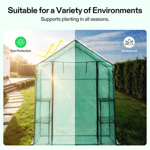 Mini <span class=keywords><strong>serre</strong></span> botanique avec fenêtres en <span class=keywords><strong>verre</strong></span>, étagères <span class=keywords><strong>et</strong></span> équipement - Product Image 4