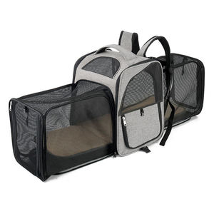 Sustainable Portable <b>Cat</b> Puppy Travel Backpack Multifunctional Waterproof Large Space EVA Material Expandable Pet Carriers - Product Image 3