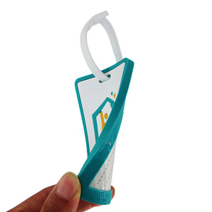<span class=keywords><strong>Étiquette</strong></span> de <span class=keywords><strong>bagage</strong></span> personnalisée en PVC souple, gaufrée 3D, souvenir touristique, couleur Pantone, matériau écologique, usine OEM - Product Image 2