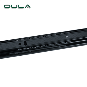 Đồ Nội Thất Phần Cứng Thanh Trượt Ngăn Kéo Hoàn Thiện Màu Đen Kênh Ống Lồng Thanh Trượt Vòng Bi Gấp 3 Lần 35Mm Cho Tủ - Product Image 6