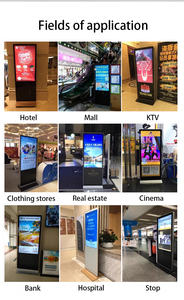 Weilehappy 55 inch tầng đứng <span class=keywords><strong>LCD</strong></span> màn hình quảng cáo kỹ thuật số biển và hiển thị màn hình cảm ứng thông minh kiosk biển quảng cáo màn hình - Product Image 2