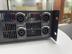 Bán Hàng Nóng 800W RMS 4-Kênh Class D Âm Thanh Khuếch Đại Công Suất Bán Sỉ 8Ω/4Ω Trở Kháng Vỏ Kim Loại Chất Lượng Cao 2U Loa - Product Image 3