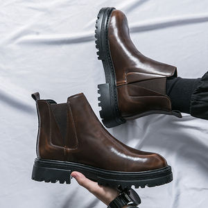 הסיטונאי גברים פו עור בריטי נעלי פנאי שחורות סביב הבובות הבובות הבובות הבובות הבובות - Product Image 6