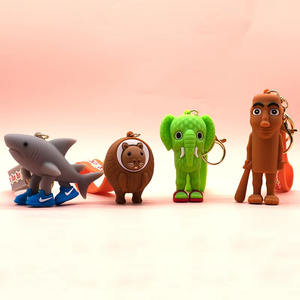 Llaveros de PVC con diseño de animales 3D estilo italiano, novedad de 2026, personalizados, estilo Brr Brr Patapim, accesorios para regalo al por mayor - Product Image 3