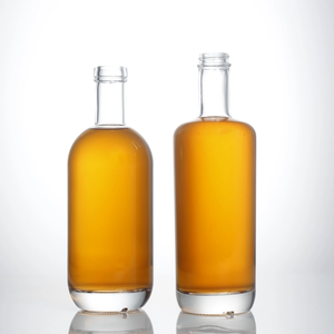 Logo personnalisé OEM 500ml 750ml Flint Clear Square Shape Spirits Liquor <span class=keywords><strong>Gin</strong></span> Vodka Whisky <span class=keywords><strong>Bouteille</strong></span> en verre <span class=keywords><strong>prix</strong></span> inférieur - Product Image 1