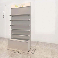Support d'affichage moderne et écologique à face unique pour parfums, cosmétiques, kiosque mobile pour centre commercial, design d'intérieur de magasin, fonction de rangement