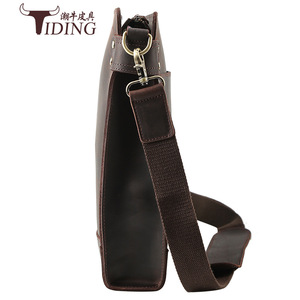 Sac messager pour homme en cuir véritable Tiding, grande capacité, durable, pour une utilisation en extérieur - Product Image 2
