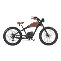 Bicicleta eléctrica de ciudad con batería de litio doble de 26 pulgadas con 25AH 30AH Velo Electrique Elektro Fahrrad Retro Fat Tire para adultos