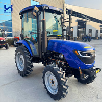 Tracteur à chenilles 50HP, tondeuse à gazon, mini-machine agricole avec rotoculteur pour la coupe de l'herbe de jardin et les travaux agricoles de petite taille