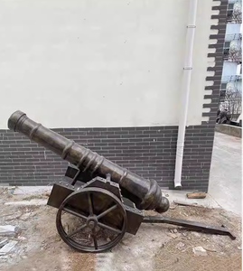कारखाने कस्टम बड़े प्राचीन कांस्य प्रतिमा आउटडोर उद्यान सजावटी धातु शिल्प बड़े प्राचीन तोप गोला-बारूद मूर्तिकला कास्ट - Product Image 6