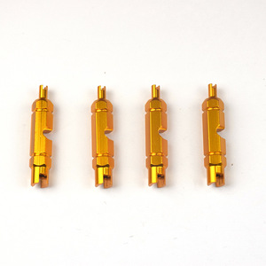 Outil de démontage de valve de pneu en alliage d'aluminium, 5 couleurs, clé multifonction pour réparation de vélo, tige d'extension - Product Image 2