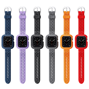 Correas <span class=keywords><strong>de</strong></span> Silicona para <span class=keywords><strong>Apple</strong></span> <span class=keywords><strong>Watch</strong></span> 49mm Ultra Con Estuche Smart <span class=keywords><strong>Watch</strong></span> Bands Correa - Product Image 1