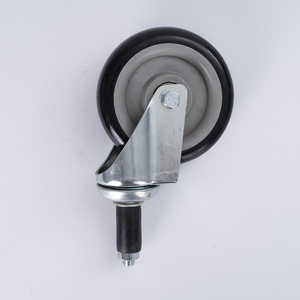 Universelle Industrielle Lenkrollen aus Polyurethan (PU) mit 3, 4, 5 Zoll Durchmesser, Mittelschwere Handgeschobene Steckplatten-Räder für Fahrzeuge - Product Image 2