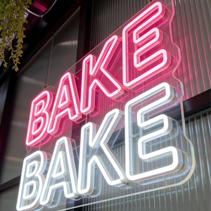 Acrylic Letter Neon Sign - Custom LED Wall Decor for Restaurants & Shops, Budget Fast-Made Alphabet <b>Lighting</b> - Product Image 1