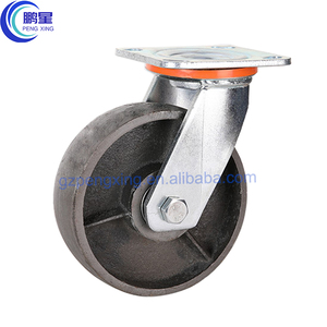 Pengixng 350kg Tragfähigkeit pro Rad Vintage Gusseisen-Lenkrolle 125mm Lenkrollen Schwenkbar Antike Metall-Gusseisen-Rollen - Product Image 4