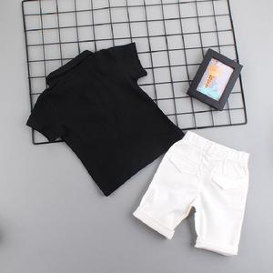 Conjunto de Camisetas de Algodón Estilo Polo para Bebés, Estilo Preppy, Color Sólido, de Tienda en Línea China - Product Image 3