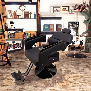 Sillón <span class=keywords><strong>de</strong></span> Peluquería <span class=keywords><strong>Reclinable</strong></span> <span class=keywords><strong>de</strong></span> Estilo Moderno, <span class=keywords><strong>Silla</strong></span> <span class=keywords><strong>de</strong></span> Salón <span class=keywords><strong>de</strong></span> Belleza Hecha <span class=keywords><strong>de</strong></span> Metal Resistente - Product Image 5
