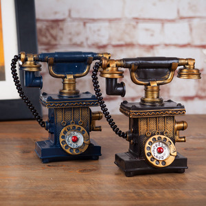 Amerikan Vintage kamera telefon modeli yaratıcı ev mağaza dekorasyon para kutusu Modern tasarım yıldönümü knick-knacks için - Product Image 4