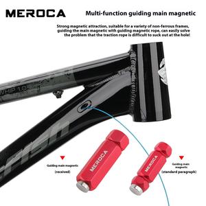 Herramienta de enrutamiento interno de aleación de aluminio Meroca, enhebrador de plomo magnético para <span class=keywords><strong>bicicleta</strong></span> de montaña, <span class=keywords><strong>accesorios</strong></span> de Cable de marco de fibra de carbono - Product Image 3