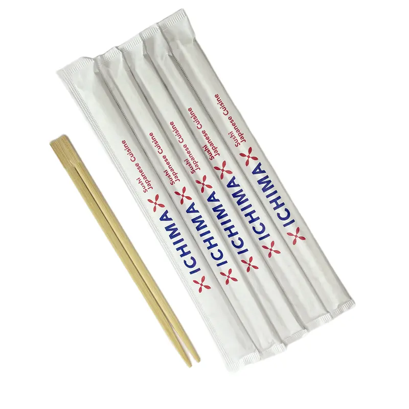 カスタムパーソナライズされた使い捨てツイン竹箸を使用したホット販売高品質寿司店