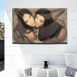 Drapeau sur le thème de <span class=keywords><strong>Megan</strong></span> <span class=keywords><strong>Fox</strong></span>, décoration murale iconique du glamour hollywoodien pour la maison, le bar, la salle de club, décoration esthétique de style années 2000, 90x150cm - Product Image 5