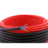 Cable en T HUANRUI, Cable de calefacción de suelo eléctrico de diseño moderno, Cable de calefacción de 230V, Flexible para baño, sala de estar, suelo de Hotel