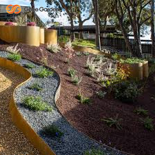 Bordure de jardin en acier enduit de poudre avec ancres à pointes - Product Image 2