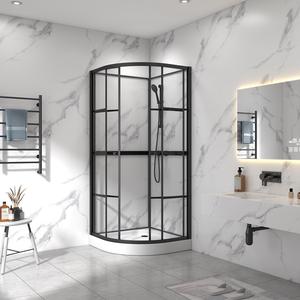 Cabine de <span class=keywords><strong>douche</strong></span> coulissante <span class=keywords><strong>italienne</strong></span> 90x90 cadre en aluminium économique salle de <span class=keywords><strong>douche</strong></span> simple cabine de salle de bain de style ouvert - Product Image 1