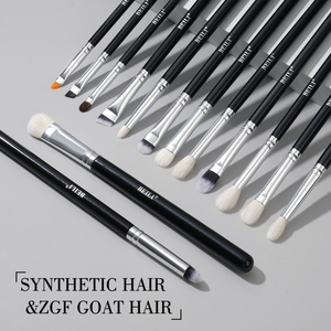 Venta caliente negro 25 piezas <span class=keywords><strong>de</strong></span> pelo <span class=keywords><strong>de</strong></span> cabra natural pinceles <span class=keywords><strong>de</strong></span> maquillaje logotipo personalizado juego <span class=keywords><strong>de</strong></span> pinceles <span class=keywords><strong>de</strong></span> maquillaje <span class=keywords><strong>brochas</strong></span> <span class=keywords><strong>de</strong></span> maquillaje <span class=keywords><strong>de</strong></span> pelo - Product Image 6