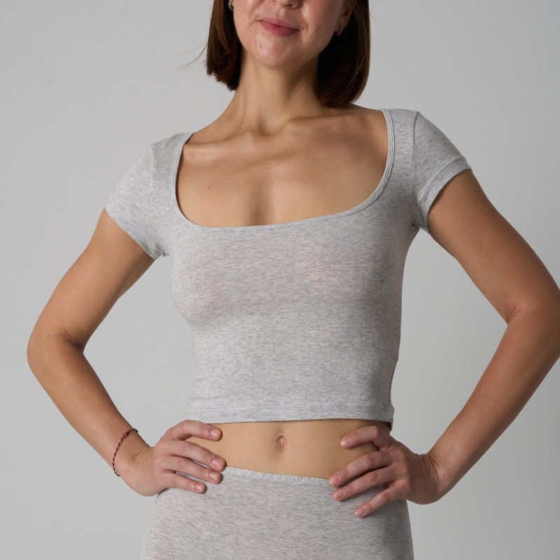 Ladies Crop Top High Quality Summer Casual Style