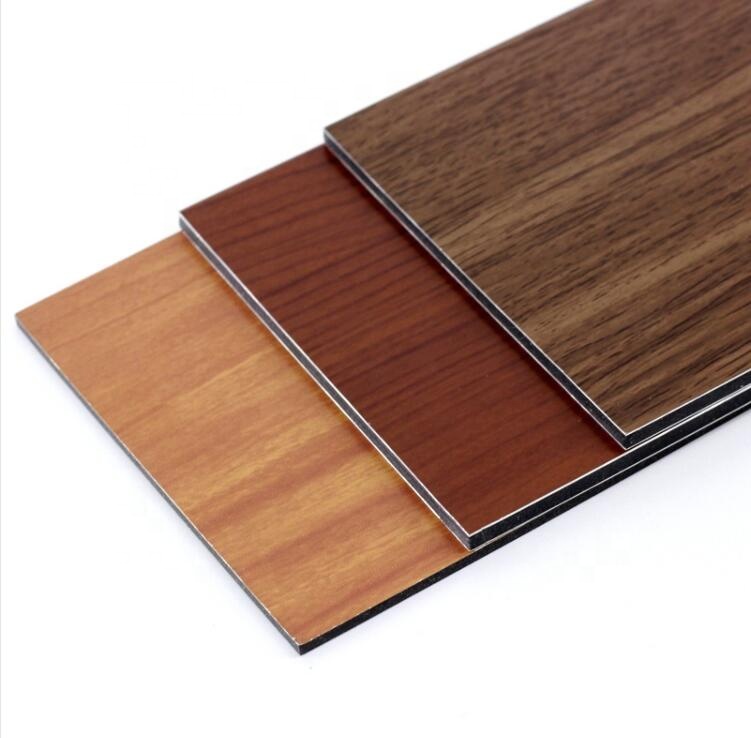Building Materials Decorative Composite Board Aluminum Plastic Board 2MM 3MM 4MM Ingot Gold Plate