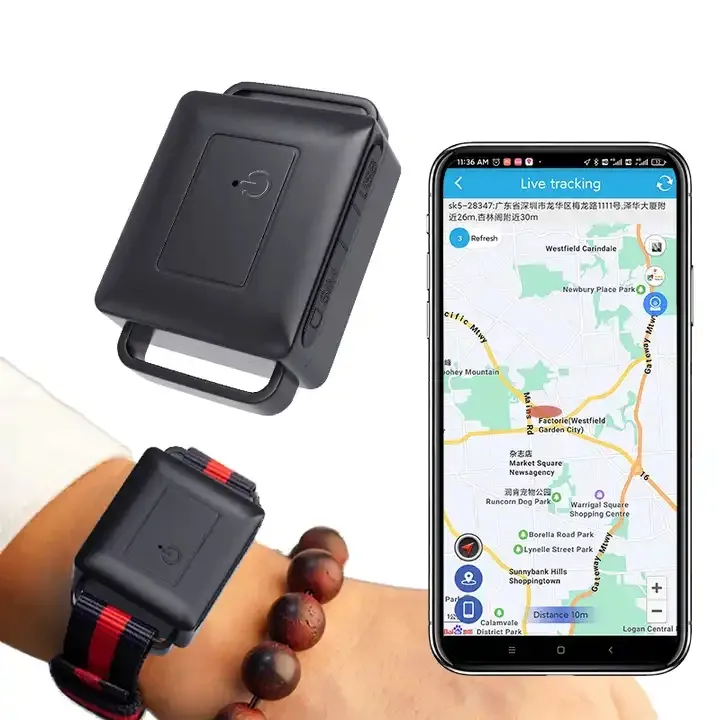 Amazon sıcak satış mini akıllı GPS konum izci yaşlı ve çocukların araba bagajında değerli eşyalar için kullanılır