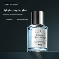 Diffuseur de parfum liquide haut de gamme Crystal Star pour voiture, parfum léger et longue durée, pour console centrale électrique