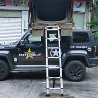 Carpa Familiar Ligera para las Cuatro Estaciones, Techo Rígido, Ventana para Observación de Estrellas, Carga USB, Uso Autónomo, Sin Necesidad de Instalación, para SUV y Jeep