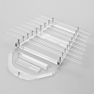 Harpe chantante en cristal 432Hz, clé C 8 Notes, Instrument de musique de guérison pour thérapie sonore avec maillets, étui de transport en aluminium - Product Image 6