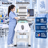Machine à broder automatique informatisée pour vêtements, tissus et décoration, équipement de broderie industrielle multi-aiguilles