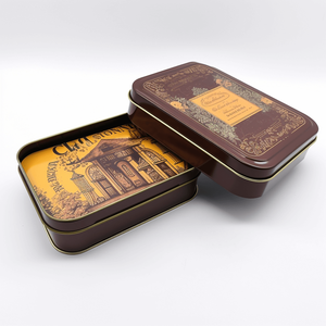 Custom Empty Food Grade Chocolate <strong>Christmas</strong> Box <strong>for</strong> Candy Packaging Round Tea <strong>Tins</strong> Packaging Manufacturer Chocolate <strong>Biscuit</strong> - Product Image 3