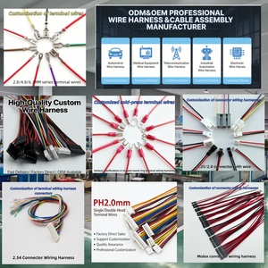 Dây dẫn điện 6P 2.0mm đã được uốn sẵn dùng cho bảng điều khiển nhà thông minh / điều khiển công nghiệp - Product Image 4