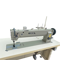 Nouveau canapé machine à coudre siège de voiture pas cher bras long double aiguille machine tente traitement équipement de couture RN-653