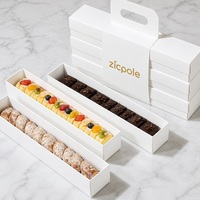 Boîte à emporter personnalisée en carton arabe avec poignée, biodégradable et réutilisable, pour pain pita, galettes de lentilles, bibe, lait de datte, pâtisseries
