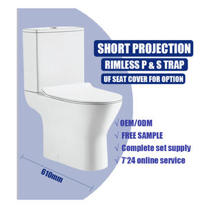 Articles sanitaires au design moderne Suite <span class=keywords><strong>Wc</strong></span> en céramique pour le lavage Commode Bathroom Toilet and Sink Set Toilette Set - Product Image 2