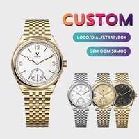 Montre à quartz pour homme Designer Mema, prix d'usine, bracelet en cuir céramique, mouvement japonais Excel, résistante à l'eau, aiguilles