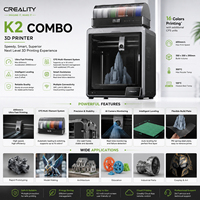 Printer 3D Creality K2 Combo Edisi Global Tanpa Batasan Wilayah CFS 16 Warna Printer FDM Kecepatan Tinggi