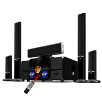 Système Home Cinéma Puissant de Haute Qualité avec Son Surround 5.1, Amplificateur et Caisson de Basses